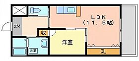 岡山県岡山市北区津島南1丁目（賃貸マンション1LDK・1階・39.60㎡） その2