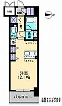 岡山県岡山市北区西古松（賃貸マンション1K・2階・34.69㎡） その2