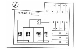 岡山県岡山市中区平井6丁目（賃貸アパート1LDK・2階・41.03㎡） その9