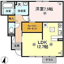 岡山県岡山市南区平福1丁目（賃貸アパート1LDK・1階・52.64㎡） その2