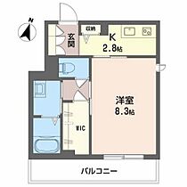 岡山県岡山市北区中井町1丁目（賃貸マンション1K・2階・33.67㎡） その2