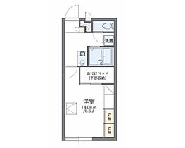 岡山県岡山市北区今保（賃貸アパート1K・1階・23.18㎡） その2