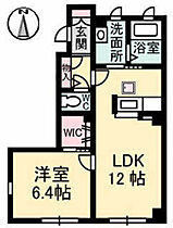 岡山県岡山市北区津高（賃貸アパート1LDK・1階・44.49㎡） その2