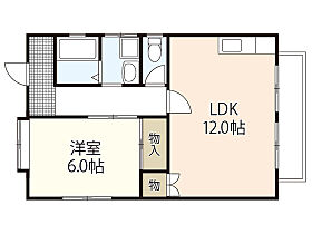 岡山県岡山市北区平田（賃貸アパート1LDK・2階・43.72㎡） その2