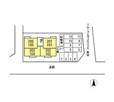 岡山県岡山市中区平井（賃貸アパート1LDK・1階・40.26㎡） その19