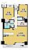 間取り：2LDK、価格5699万円、専有面積67.67m2、バルコニー面積6.7m2