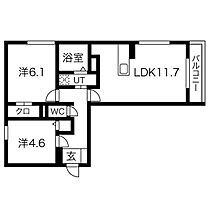 GRACE ARK（グレースアーク）  ｜ 兵庫県明石市大久保町大窪（賃貸アパート2LDK・1階・53.76㎡） その2