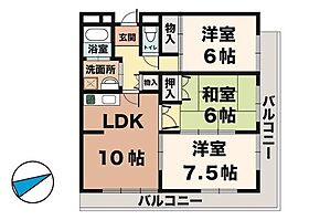 レジデンスエイト  ｜ 兵庫県神戸市垂水区福田４丁目（賃貸マンション3LDK・4階・68.56㎡） その2