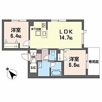 兵庫県神戸市垂水区高丸１丁目（賃貸マンション2LDK・1階・61.59㎡） その2