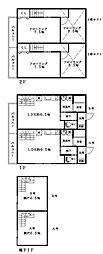 パーチェ小松島 2LDKの間取図画像