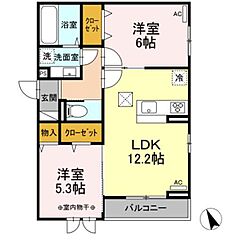 物件の間取り