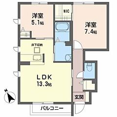 物件の間取り