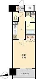 レジディア榴岡West 1Kの間取図画像