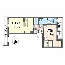 宮城県仙台市若林区成田町15-3（賃貸マンション1LDK・2階・48.33㎡） その2