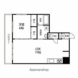 第3TASビル 1LDKの間取図画像