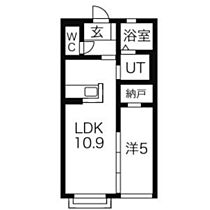 メープルハイムＢ  ｜ 宮城県仙台市青葉区柏木2丁目5番地66番地3（賃貸アパート1LDK・2階・40.61㎡） その2