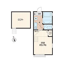 神奈川県横浜市保土ケ谷区霞台（賃貸アパート1K・2階・17.39㎡） その2