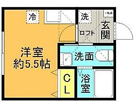 神奈川県横浜市港北区鳥山町（賃貸アパート1R・1階・16.18㎡） その2