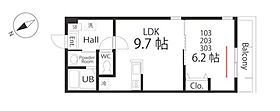 神奈川県横浜市保土ケ谷区和田2丁目（賃貸アパート1LDK・1階・36.80㎡） その2