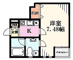 神奈川県横浜市中区野毛町1丁目（賃貸アパート1K・3階・22.87㎡） その2