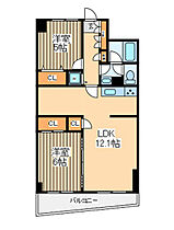 神奈川県横浜市鶴見区鶴見中央1丁目（賃貸マンション2LDK・6階・55.12㎡） その2