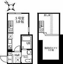 神奈川県横浜市戸塚区戸塚町（賃貸アパート1R・2階・16.40㎡） その2