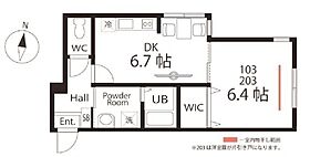 ハーミットクラブハウス蒔田  ｜ 神奈川県横浜市南区堀ノ内町2丁目（賃貸アパート1DK・2階・33.78㎡） その2