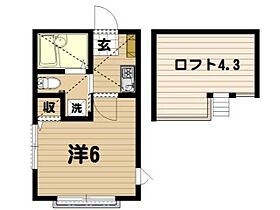 神奈川県横浜市南区庚台（賃貸アパート1K・2階・17.50㎡） その2