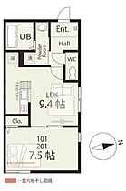 神奈川県横浜市保土ケ谷区霞台（賃貸アパート1LDK・1階・41.40㎡） その2