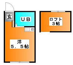 神奈川県横浜市港北区大倉山7丁目（賃貸アパート1R・2階・12.42㎡） その2