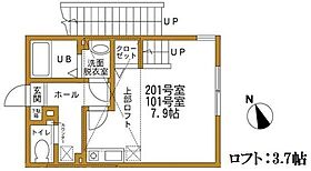 ハーミットクラブハウスハピネス  ｜ 神奈川県横浜市保土ケ谷区仏向町（賃貸アパート1R・2階・24.70㎡） その2