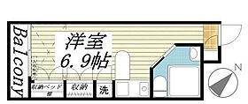 神奈川県横浜市西区霞ケ丘（賃貸マンション1R・1階・16.25㎡） その2