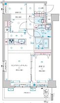 神奈川県横浜市神奈川区子安通2丁目（賃貸マンション2LDK・2階・57.47㎡） その2