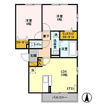 神奈川県横浜市港北区新吉田東1丁目（賃貸アパート2LDK・2階・52.54㎡） その2