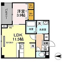 神奈川県横浜市鶴見区小野町（賃貸マンション1LDK・5階・38.83㎡） その2