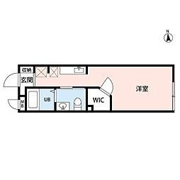 江古田の森 ワンルームの間取図画像