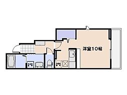 プランドール ワンルームの間取図画像