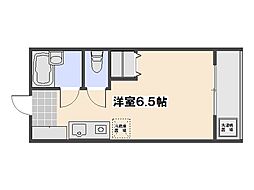 メゾンドール.ミト ワンルームの間取図画像