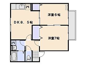 グレイスコート 202 ｜ 広島県広島市佐伯区利松２丁目9-10（賃貸アパート2DK・2階・48.60㎡） その2