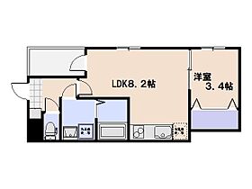 MOVE楽々園EAST 204 ｜ 広島県広島市佐伯区楽々園３丁目11-8（賃貸アパート1LDK・2階・30.15㎡） その2