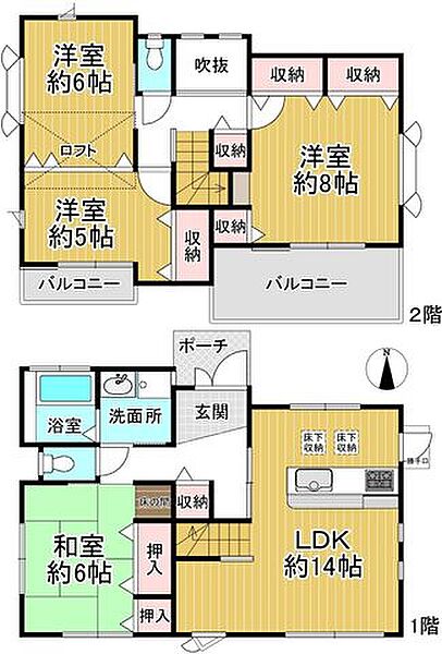 間取りを拡大表示
