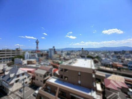 バルコニーから若草山を望む眺望が魅力。山焼きなど奈良ならではの景色も楽しめます♪