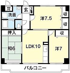 物件の間取り