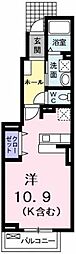 ライトハウス ワンルームの間取図画像