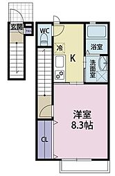 Jointly 1Kの間取図画像