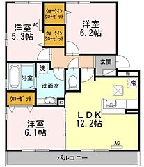 物件の間取り