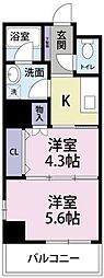 セルリアン・リヴ 2Kの間取図画像