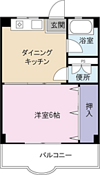 間取図画像 1DK