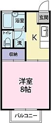 間取図画像 1K