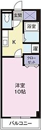 間取図画像 1K